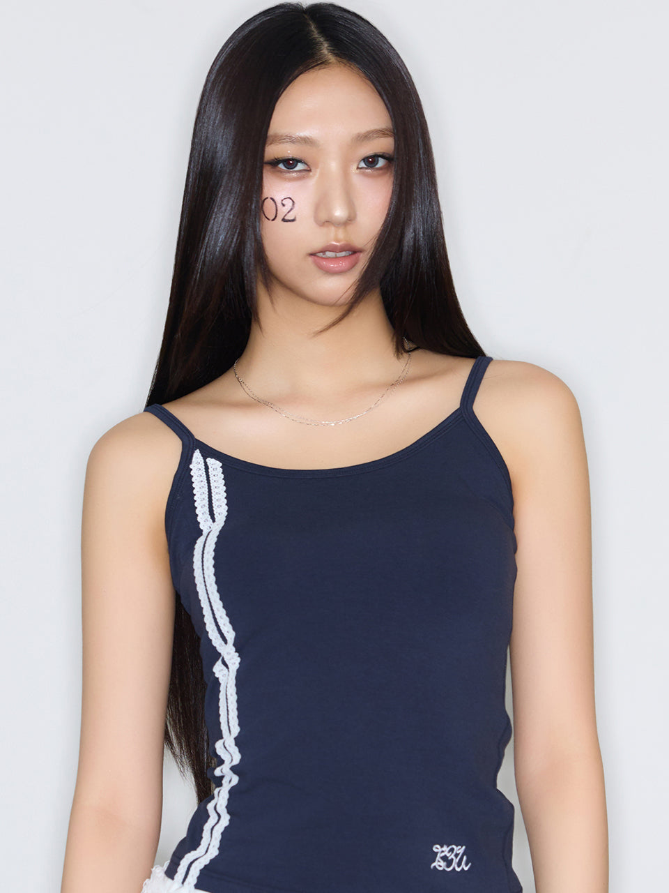 luv-is-true-ss-25-e-basic-iloveu-lace-sleeveless-navy-navy-s