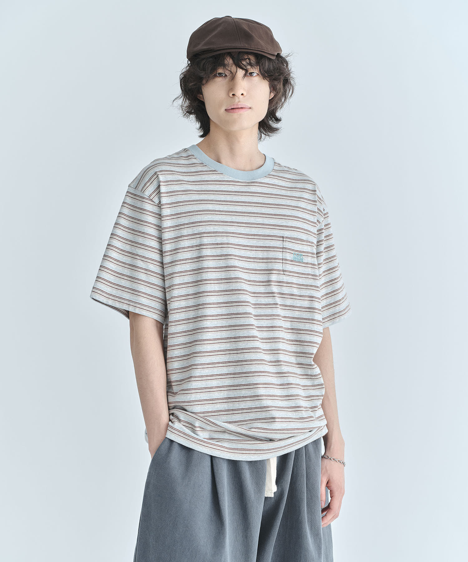 codegraphy-ss-26-pinstripe-mini-pocket-short-sleeve-t-shirt-melange-gray-melange-grey-s