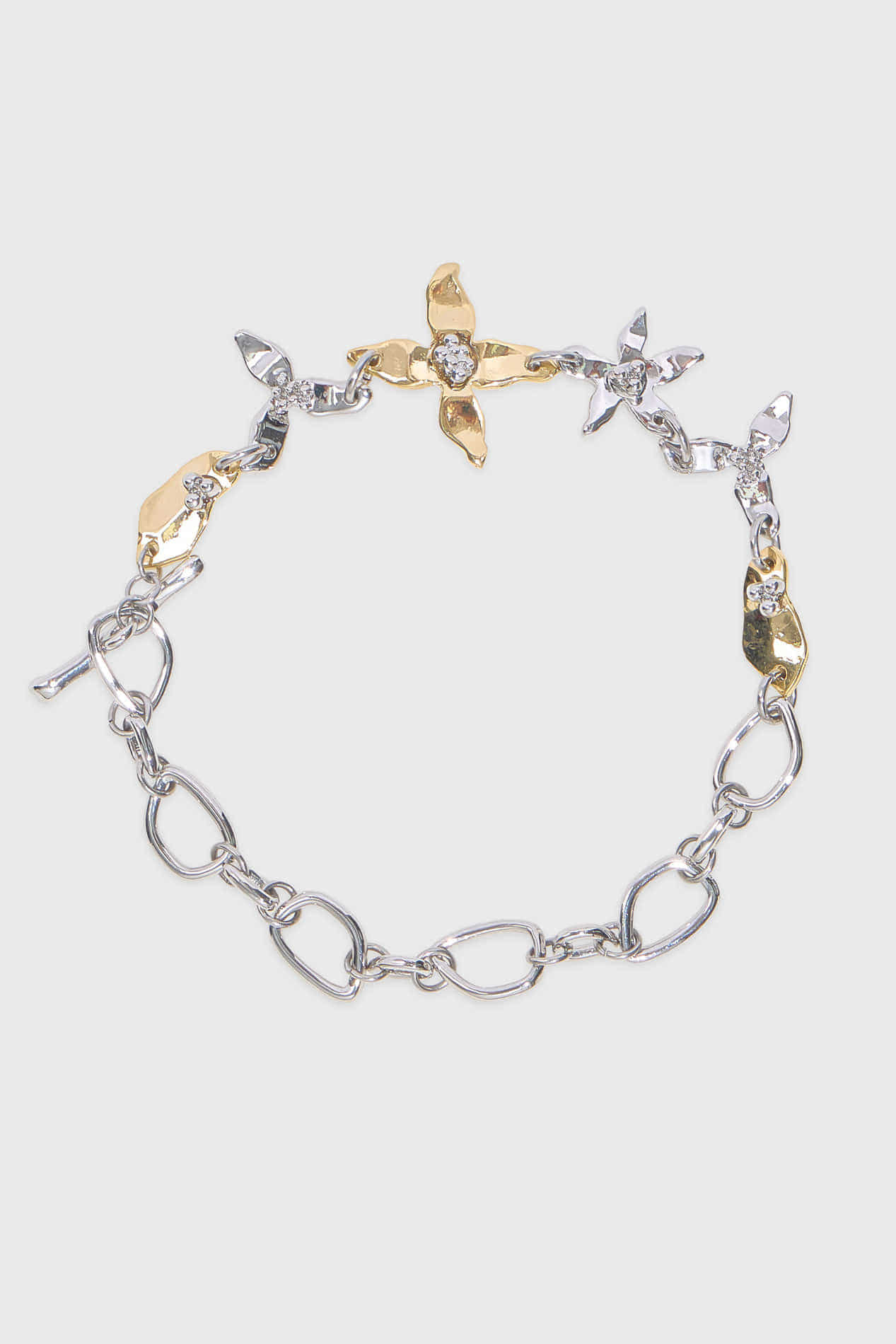 sinoon-ss-26-floral-mix-bracelet-silver-gold-silver-gold-s