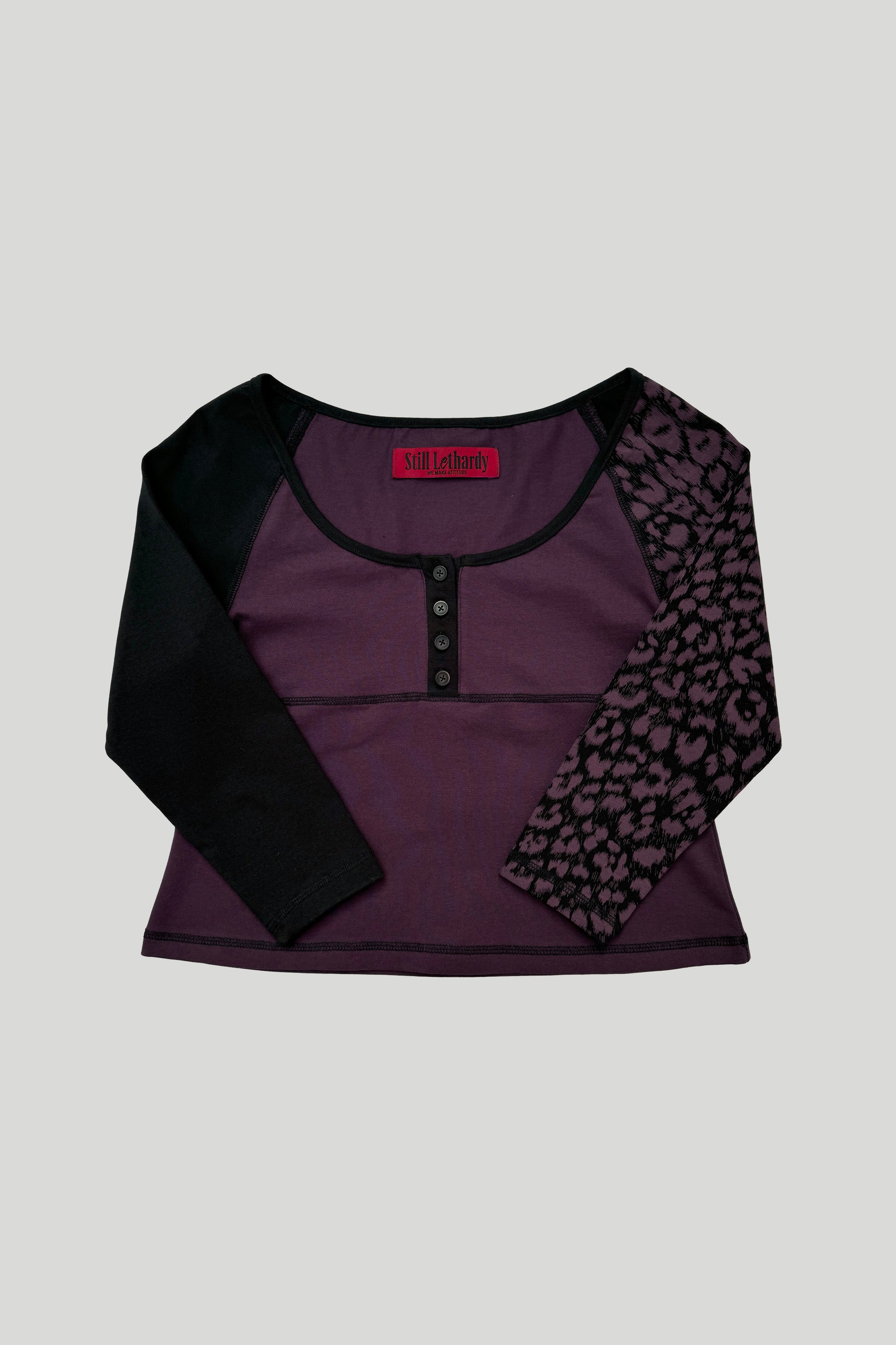 still-lethardy-ss-25-3/4-sleeve-raglan-crop-tshirt