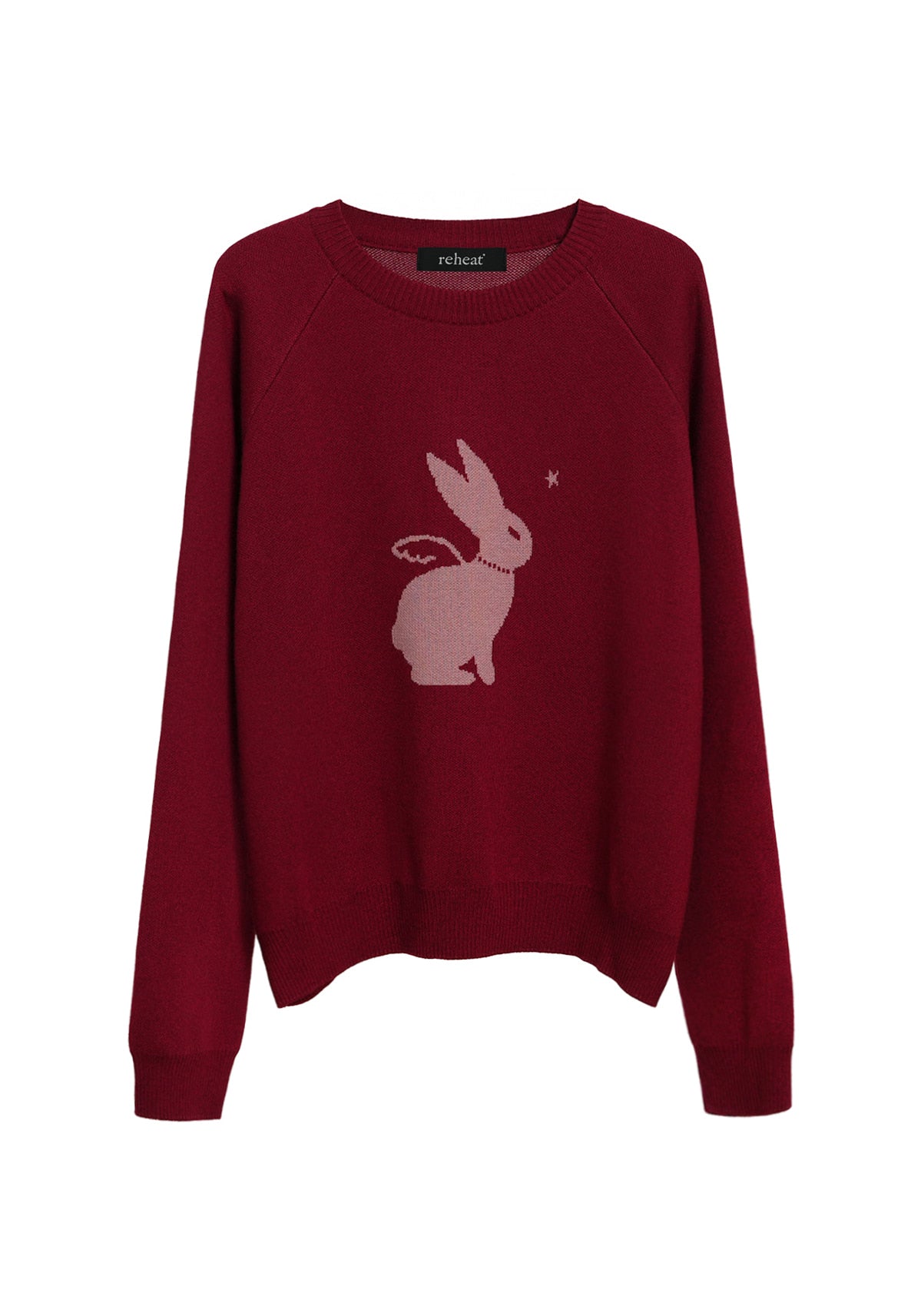 reheat-fw-25-rabbit-angel-knit-red-red-s
