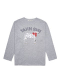 yahn-sisi-ss-25-stain-pony-longsleeve-tshirt-melange-gray