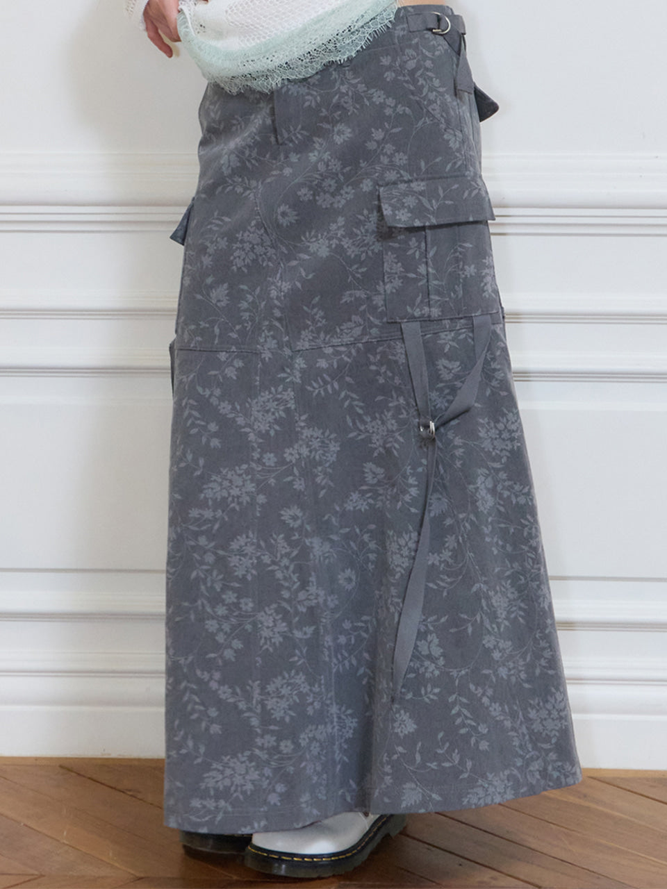 luv-is-true-ss-26-sy-cargo-long-skirt-gray-gray-s
