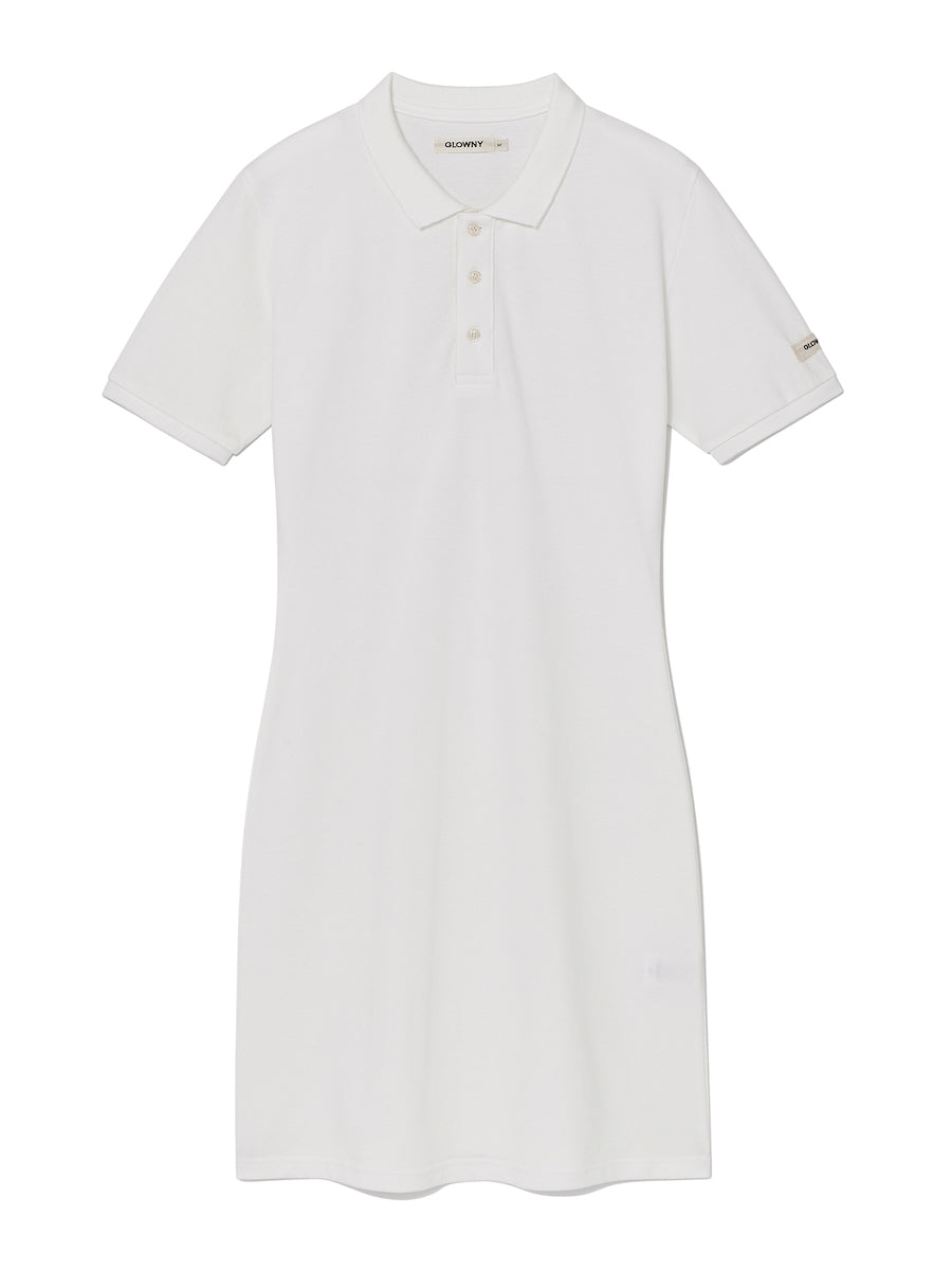 glowny-ss-24-heritage-polo-dress-white