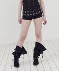 steup-exe-ss-26-eyelet-waist-short-pants-black-black-s