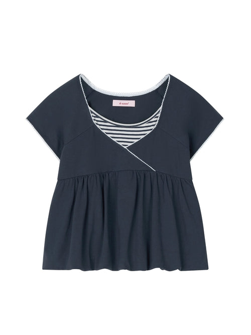 lo-axual-ss-26-blank-lace-trimming-balloon-t-shirt-navy-navy-s