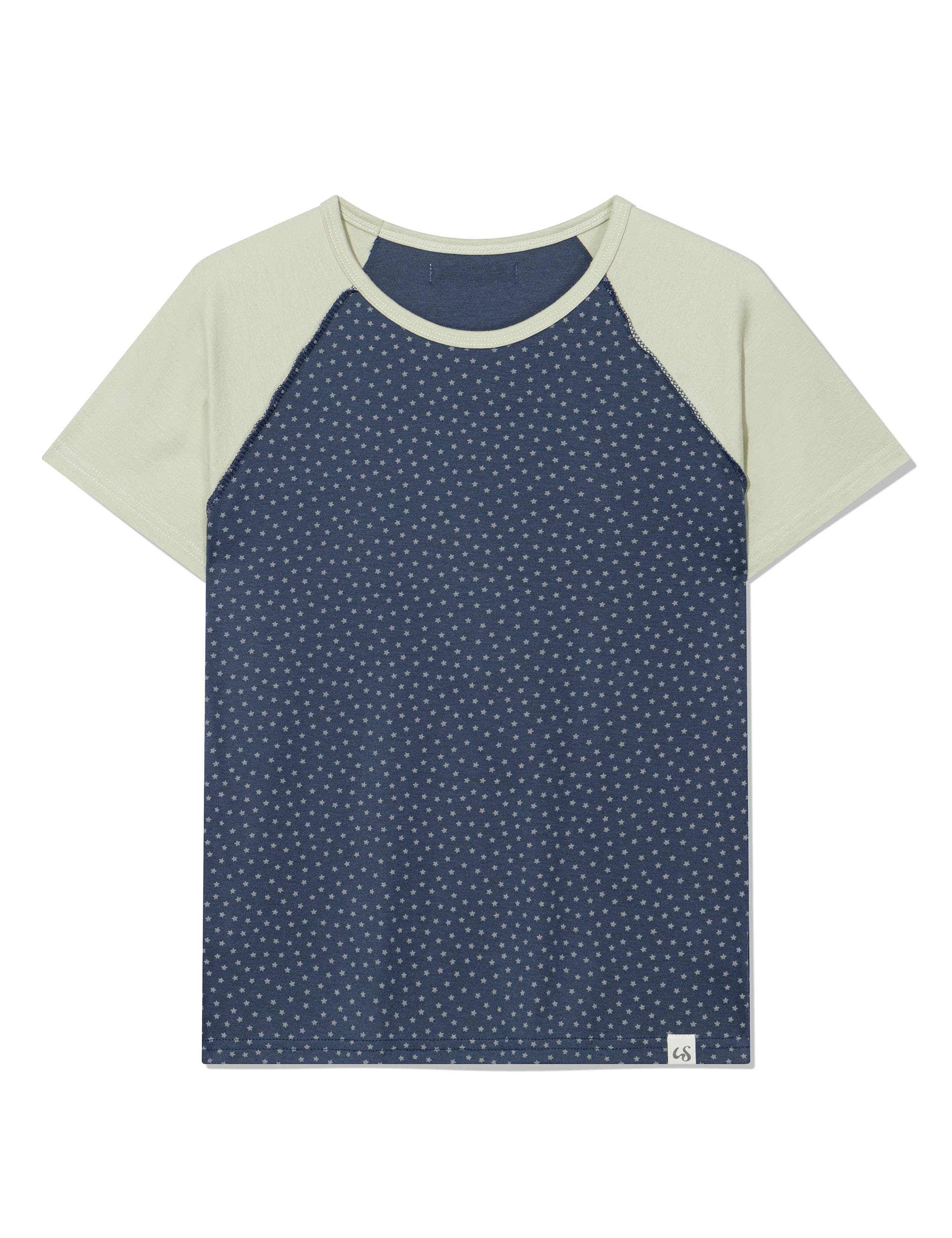 uglyshadow-ss-26-star-contrast-raglan-t-shirt-navy-navy-s