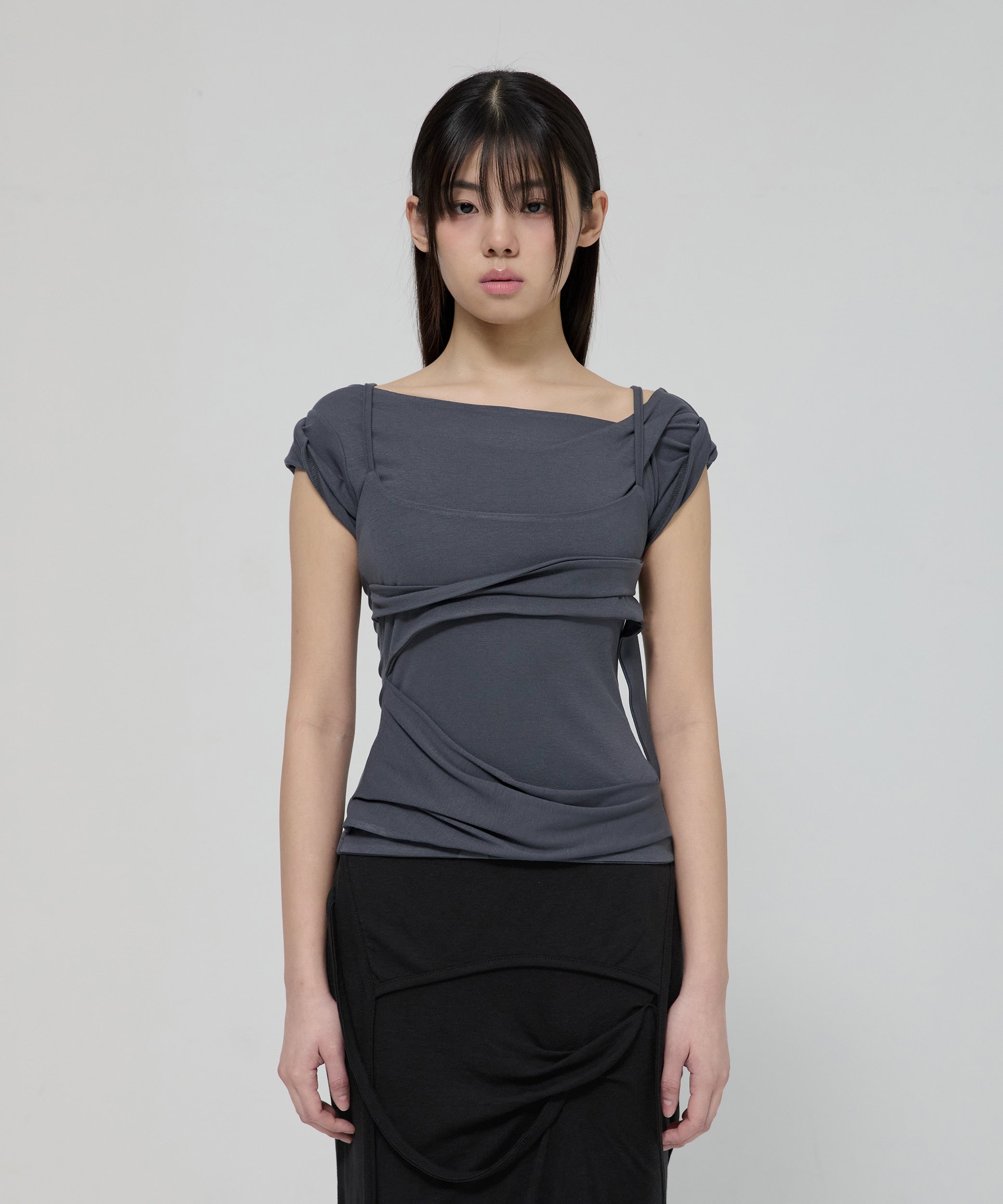 flareup-ss-26-layered-bustier-t-shirt-fl-108-charcoal-charcoal-s