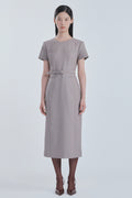 mausoleum-fw-26-belted-round-neck-long-suit-dress-ash-beige-ash-beige-s