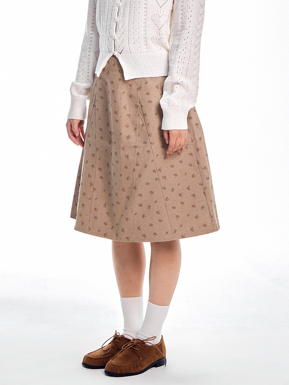 adorebelle-ss-26-flower-cut-point-midi-skirt-ivory-brown-cream-s