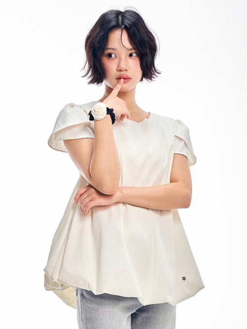 adorebelle-ss-26-dot-tulip-balloon-blouse-cream-cream-s
