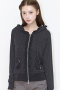 illigo-fw-26-frill-dot-hooded-zip-up-black-black-s