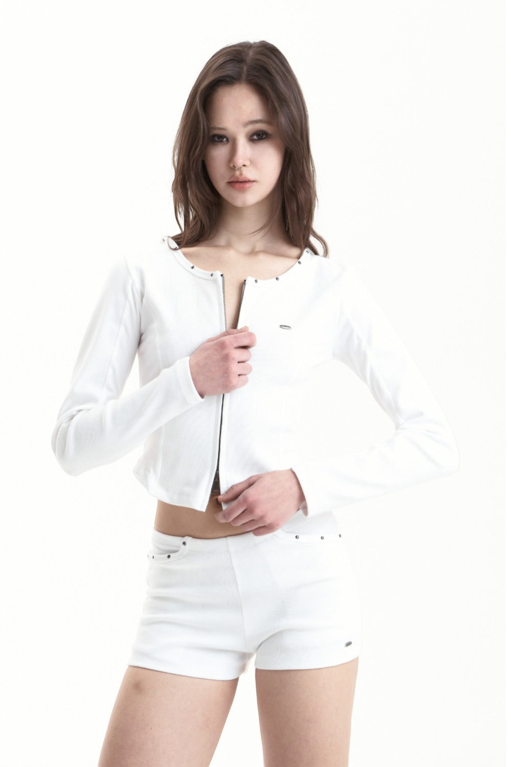 synerjyn-ss-26-studded-trim-hood-zip-up-white-white-s