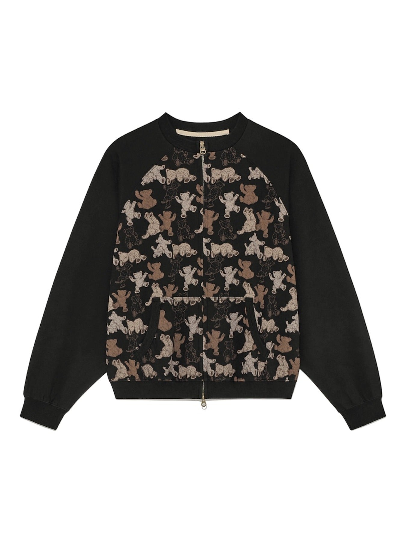 glowny-ss-25-teddy-jersey-zip-up-(choco-bear)