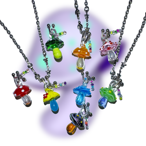 3amgang-seasonless-trippy-mushroom-necklace.07-(8color)