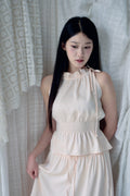 DAYNEE Sophia halter blouse Apricot