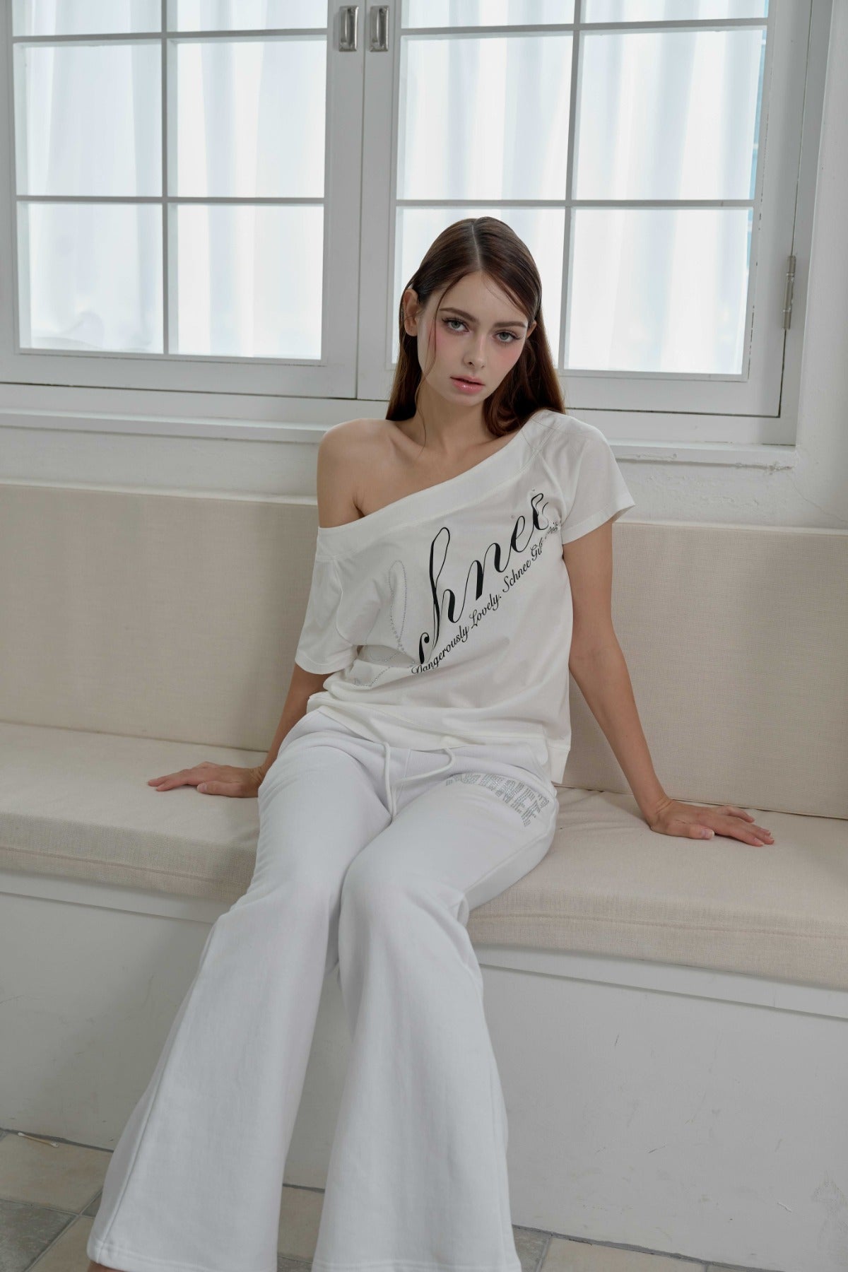 schnee-fw-25-muse-one-shoulder-tee-ivory-ivory-s