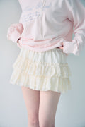 DAYNEE Love blossom skirt Cream