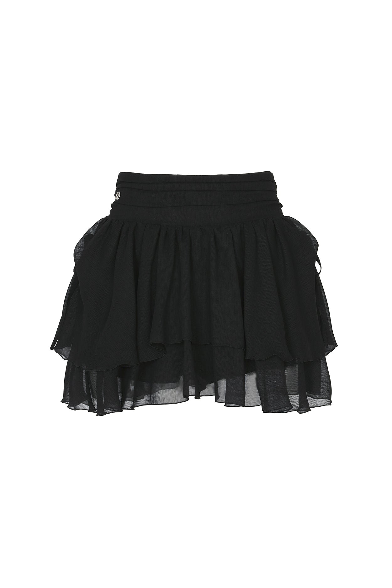 pain-or-pleasure-ss-26-magnolia-frill-skirt-black-black-s