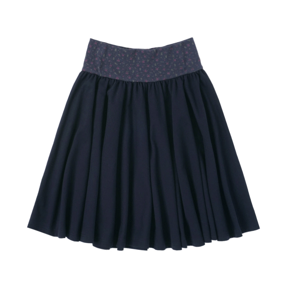 sunnect-ss-26-floral-banded-flare-skirt-navy-navy-s