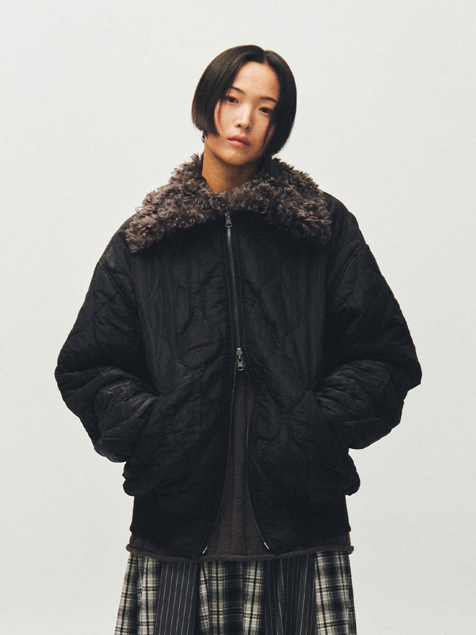 plzproject-fw-25-reversible-shearling-flight-jacket-black-s