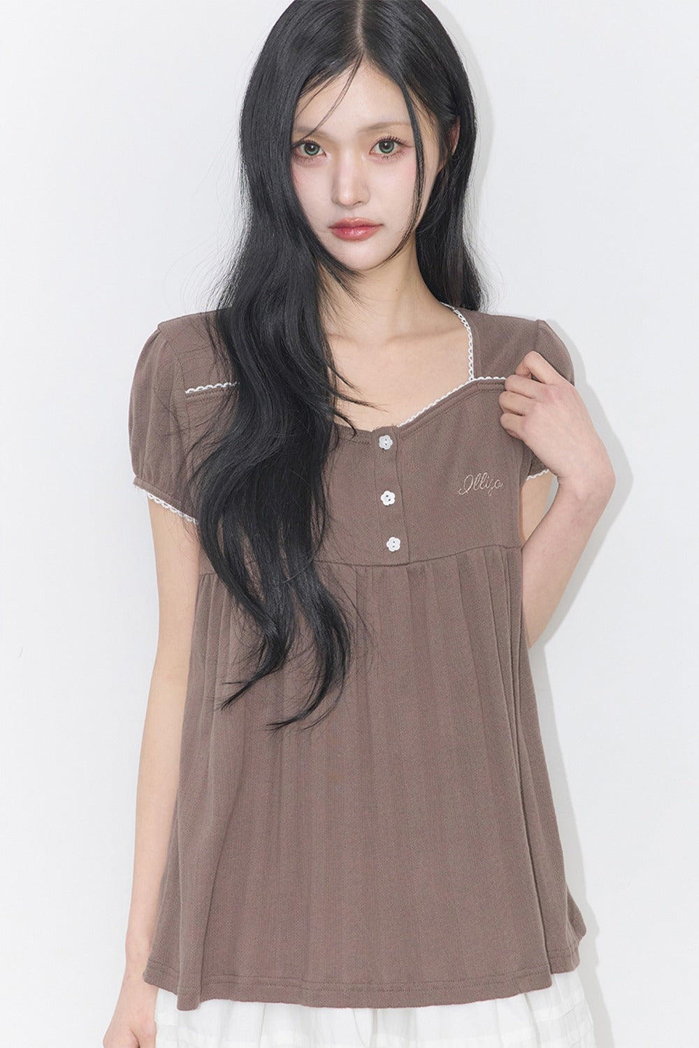 illigo-ss-26-flare-shirring-top-brown-brown-s