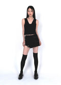 iina-000-ss-26-v-rib-sleeveless-black-black-s