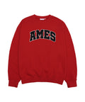 ames-worldwide-fw-25-basic-applique-sweatshirt-red-red-s