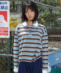 lartigent-fw-26-l27-stripe-collar-long-sleeve-t-shirt-mint-brown-mint-brown-s