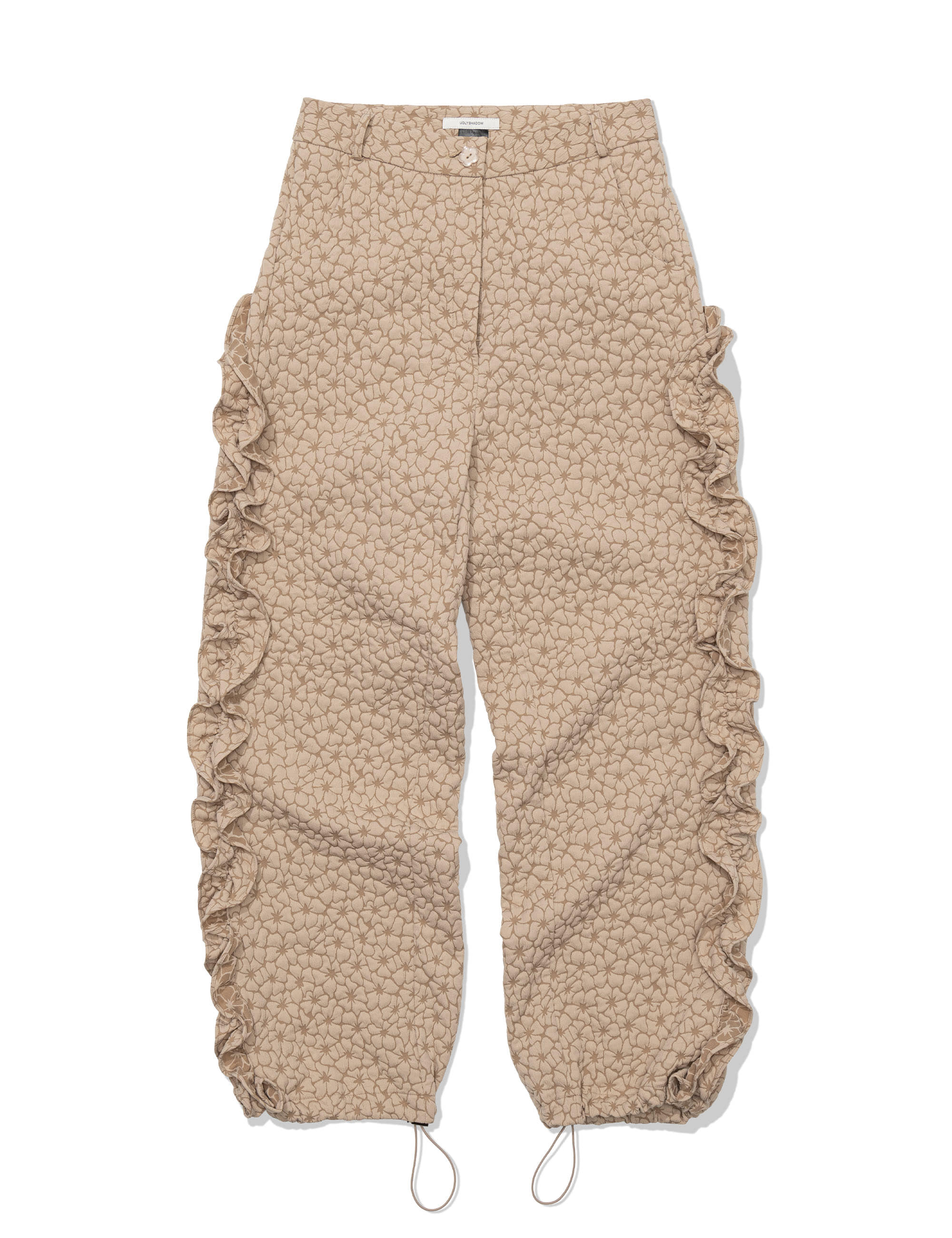 ugly-shadow-fw-25-flower-ruffle-pants-beige-beige-s