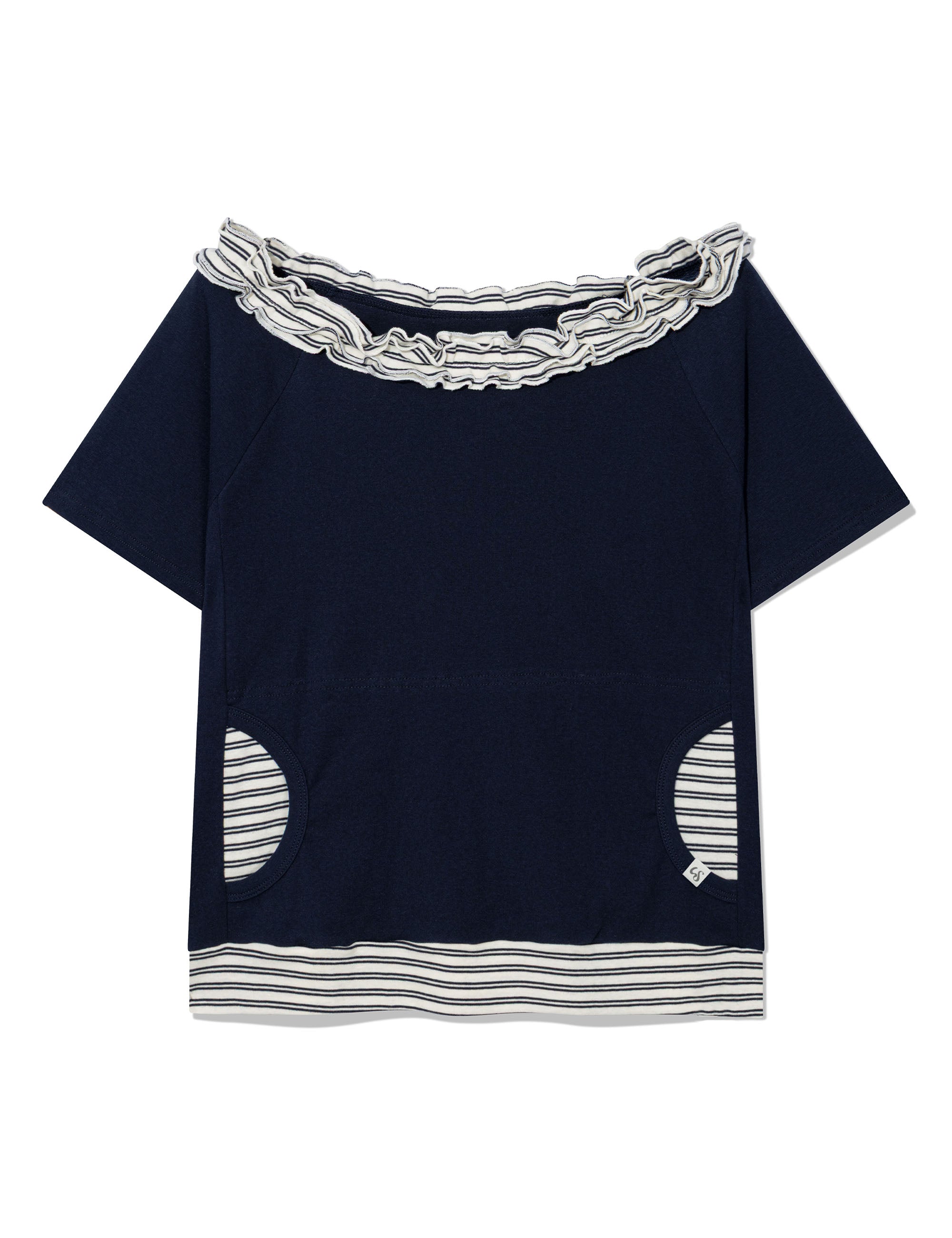 uglyshadow-ss-26-stripe-frill-off-shoulder-navy-navy-s