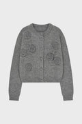 sinoon-fw-25-rose-artwork-hairy-cardigan-melange-grey-melange-grey-s