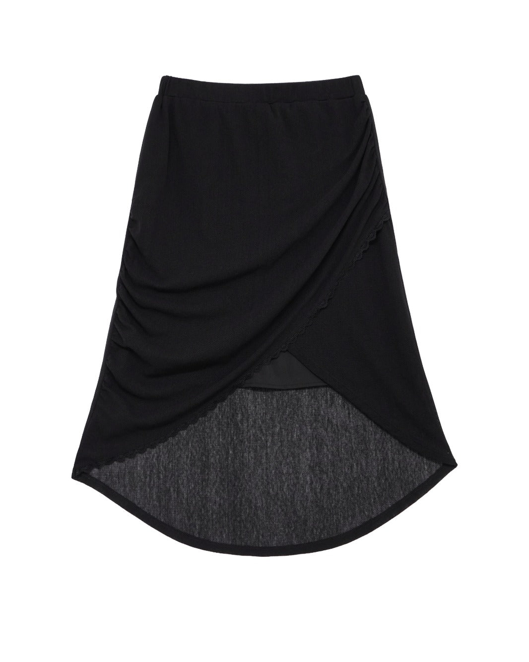 hetit-fw-26-grunge-shirring-wrap-skirt-black-black-s