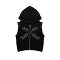 roseapple-studio-ss-25-241-eyelet-hood-zip-up-black-black-s