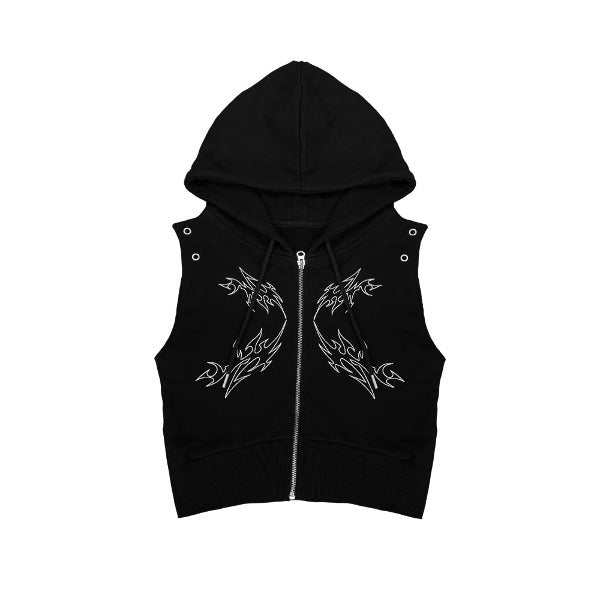 roseapple-studio-ss-25-241-eyelet-hood-zip-up-black-black-s