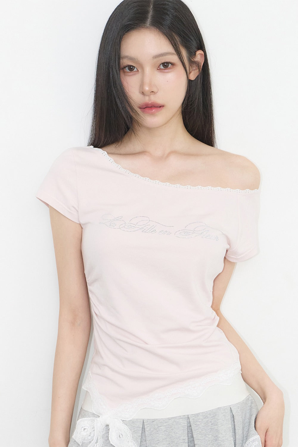 illigo-ss-26-lace-one-shoulder-shirring-top-pink-pink-s