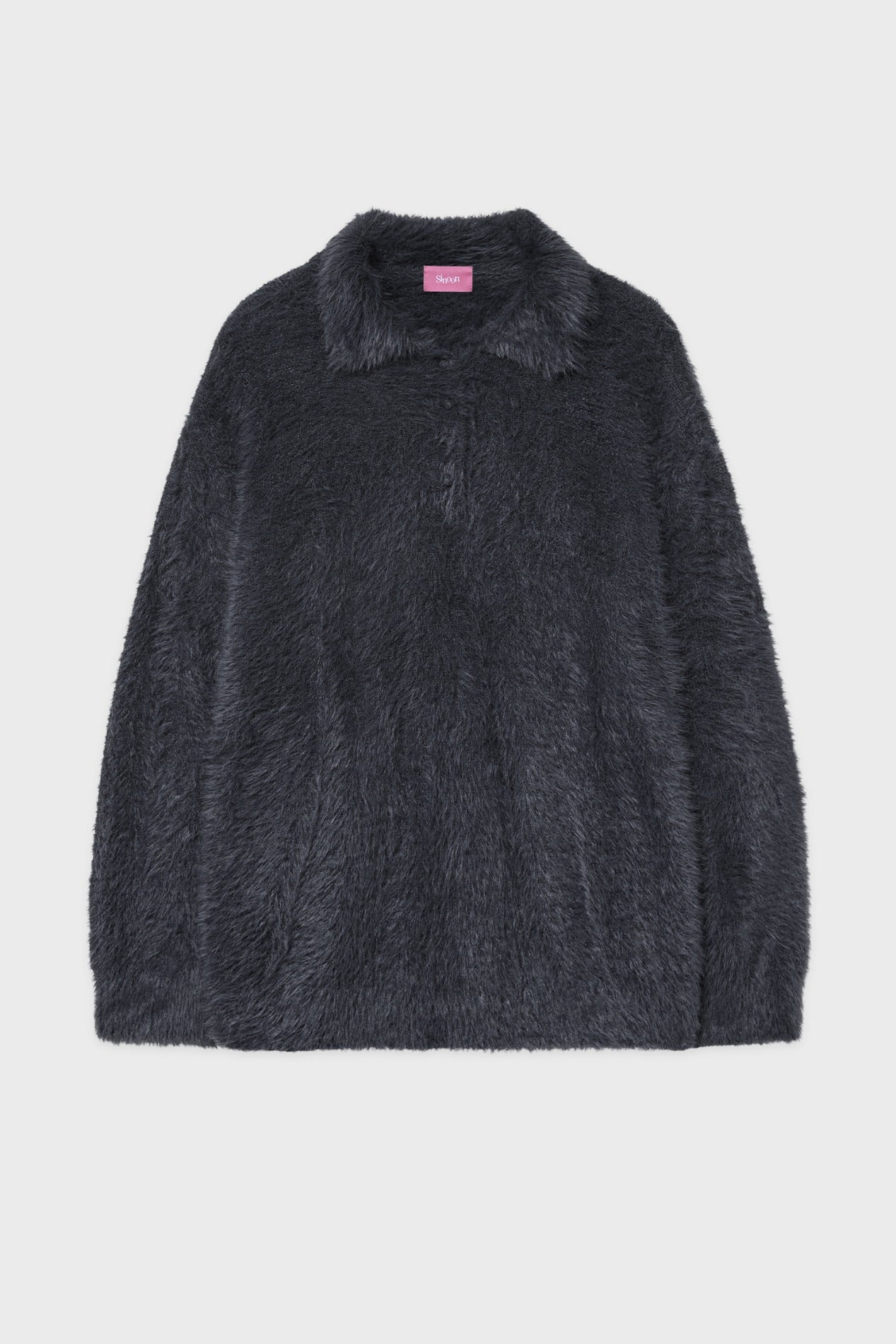 sinoon-fw-25-sn-hairy-button-pullover-charcoal-charcoal-s