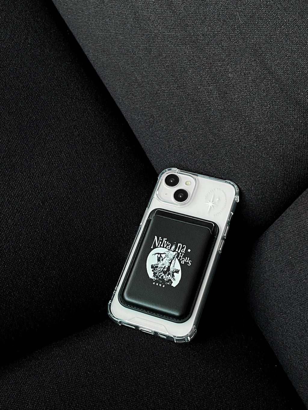 FAKEJAZZ SOCIAL CLUB Nirvana haus magsafe card wallet