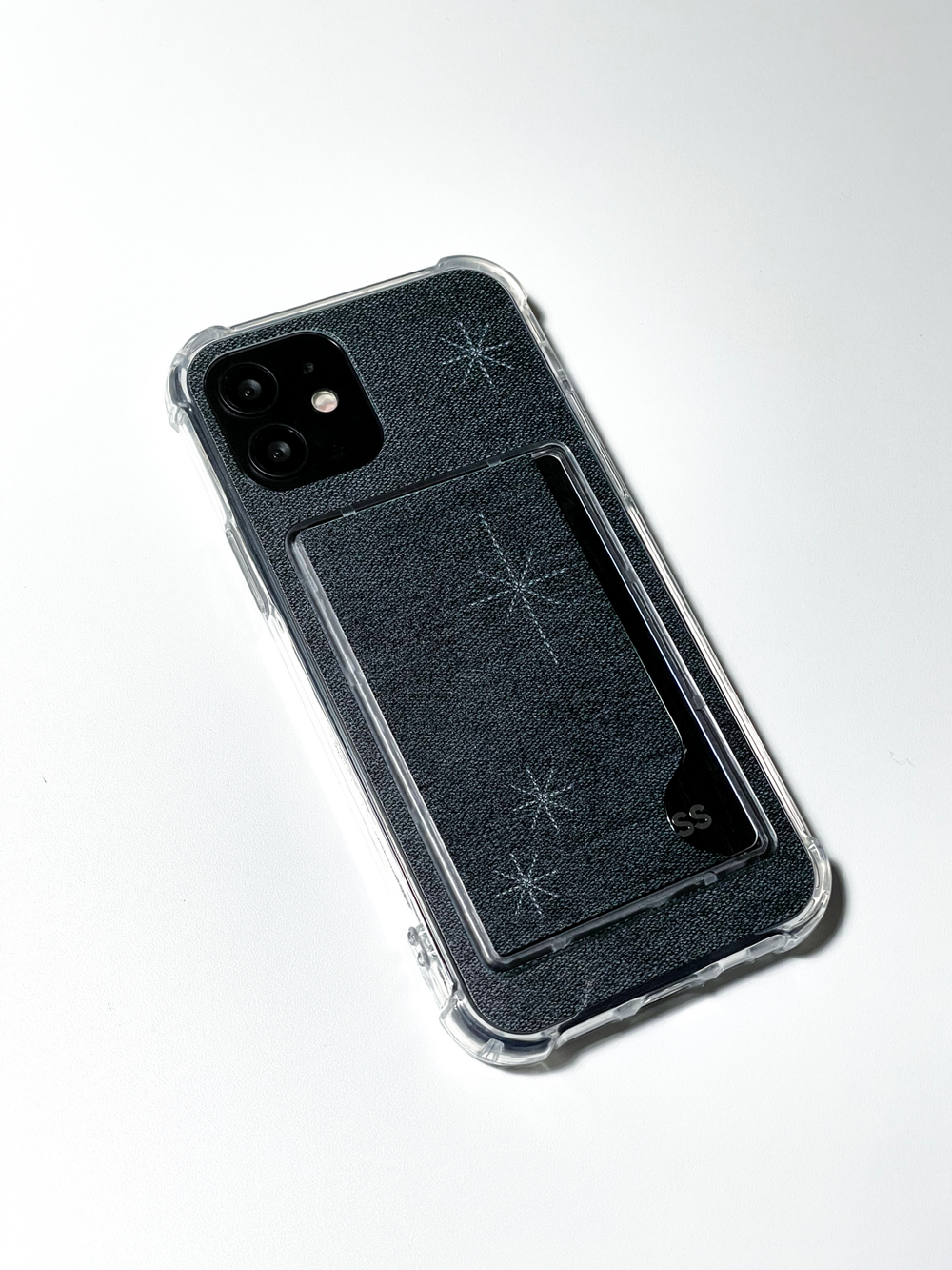 FAKEJAZZ SOCIAL CLUB Denim stars black cardcase