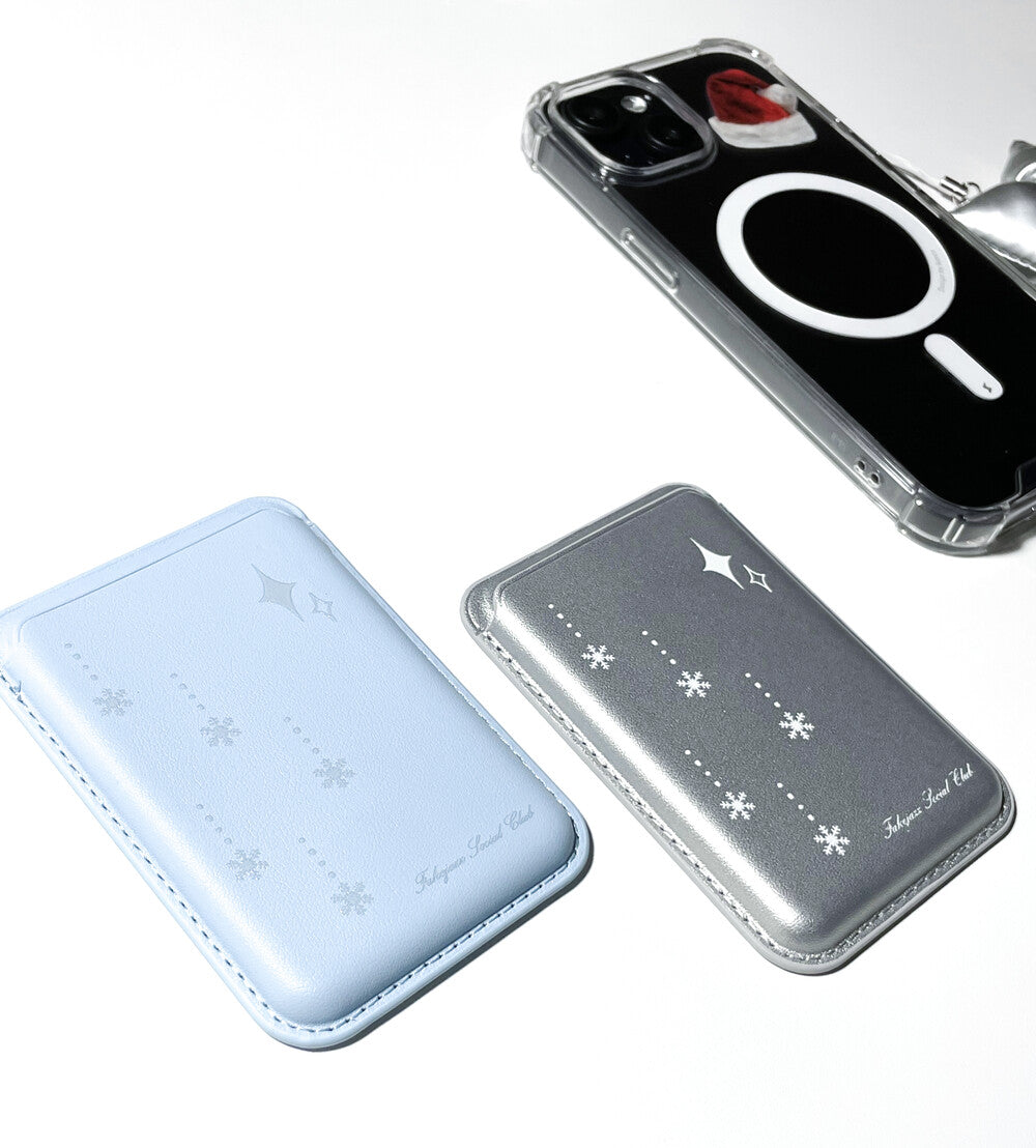 FAKEJAZZ SOCIAL CLUB Snowflake magsafe card wallet