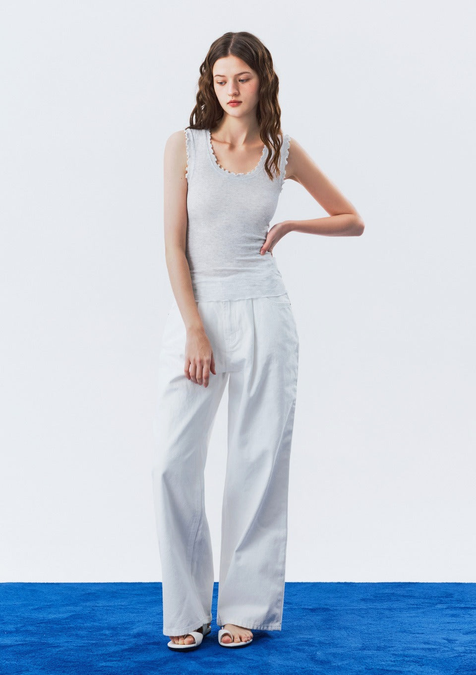 opendoorstudio-ss-25-frill-stripe-sleeve-tee-solid