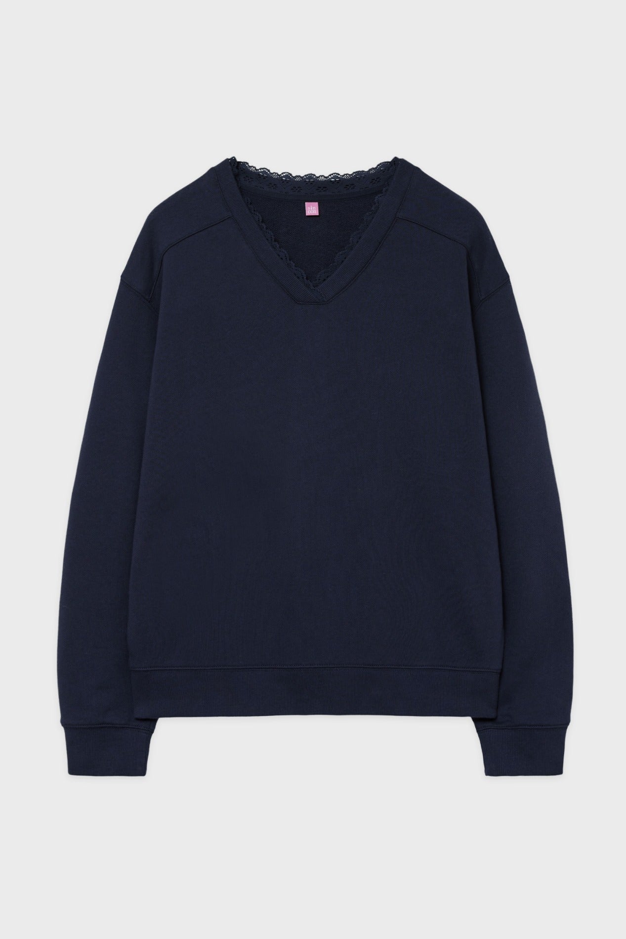 sinoon-fw-25-sn-lace-sweatshirt-navy-navy-s
