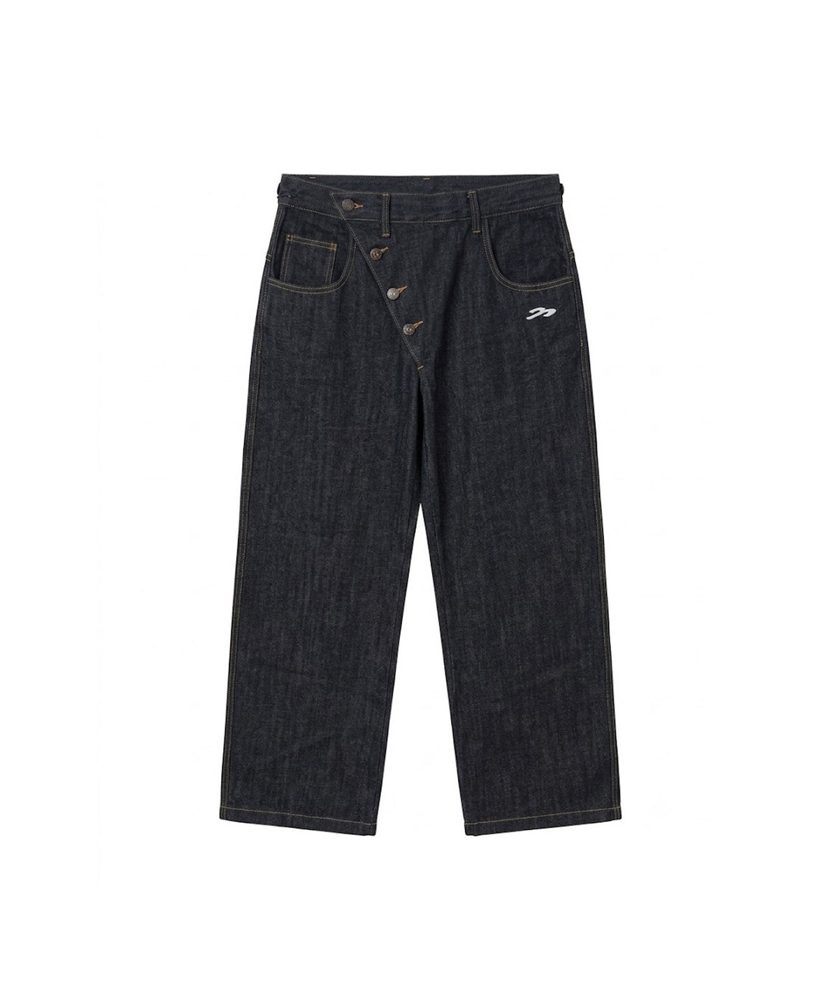 tansanmagnesium-fw-26-diagonal-button-denim-pants-indigo-indigo-s