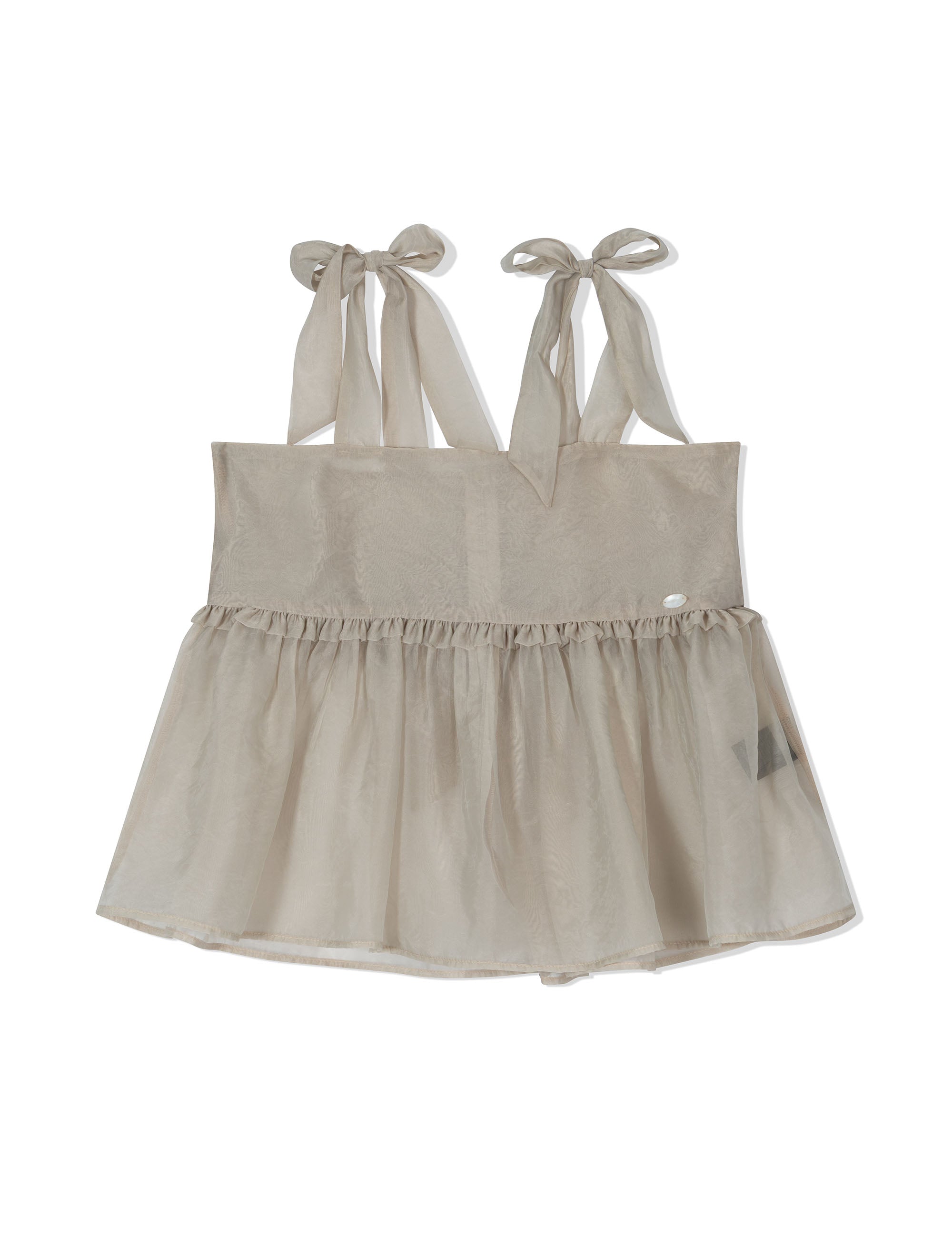 ugly-shadow-ss-25-organza-ribbon-blouse(beige)