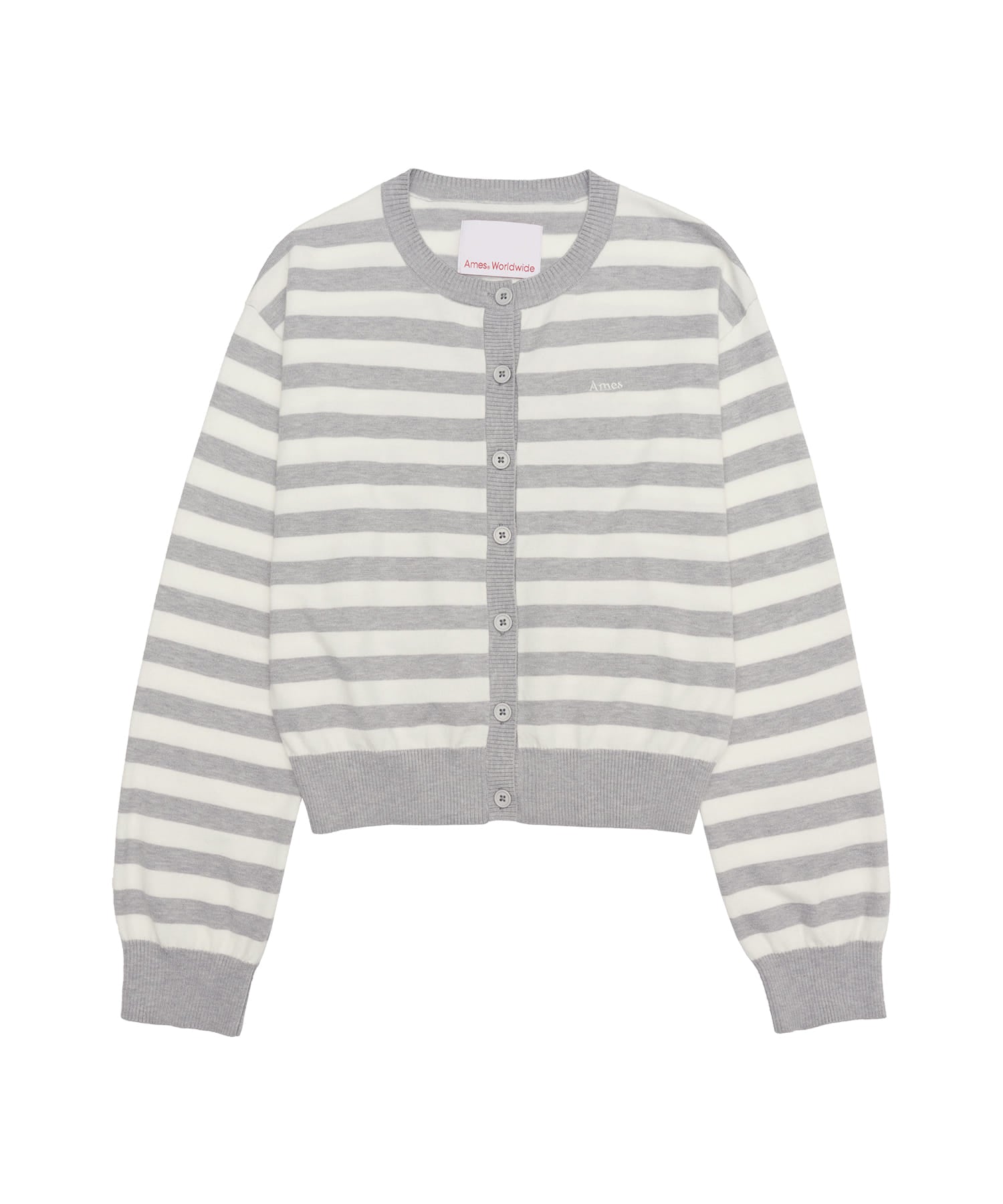 ames-worldwide-fw-25-stripe-round-neck-cardigan-grey-grey-s