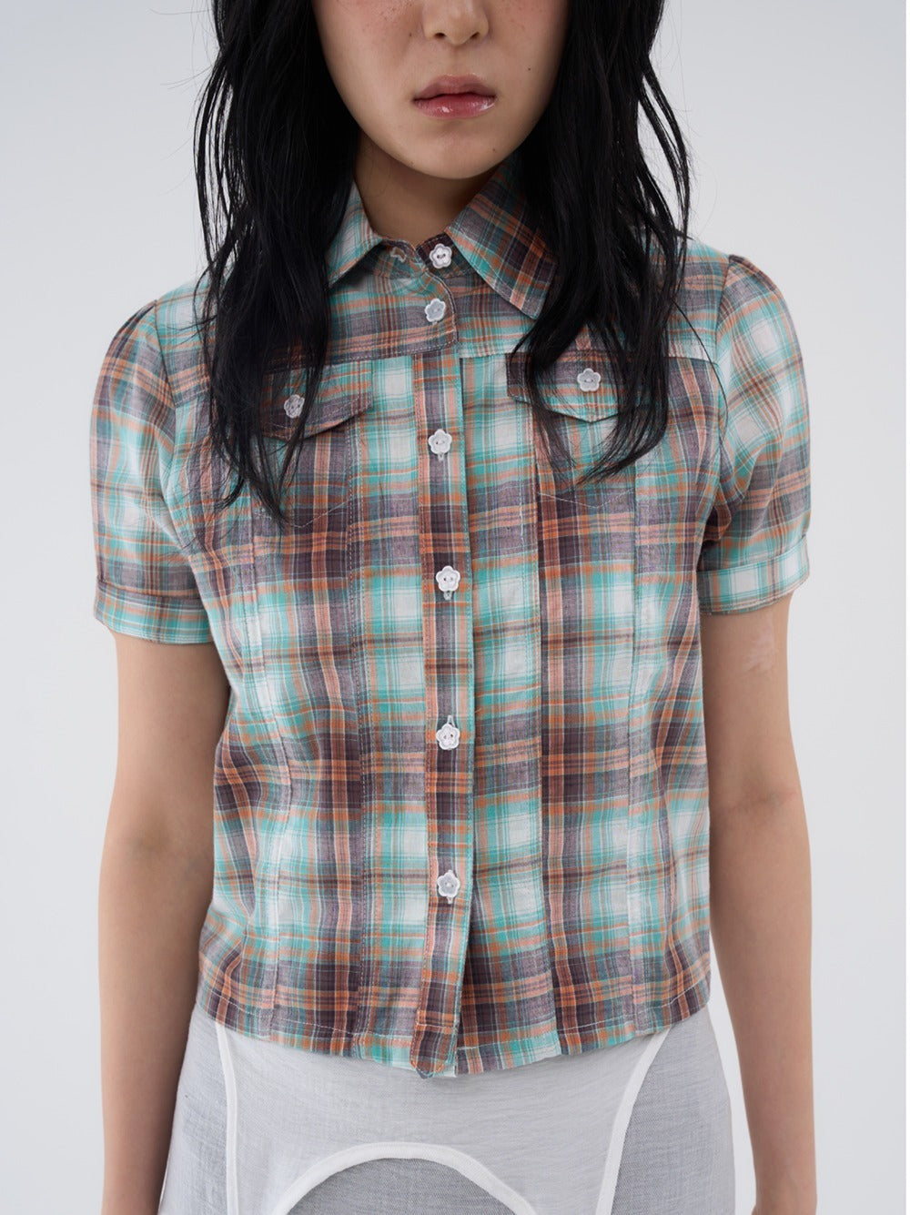 call-out-new-year-fw-25-checked-puff-shirt-green-green-s