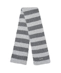 high-school-disco-fw-25-striped-fluffy-muffler-gray-gray-s