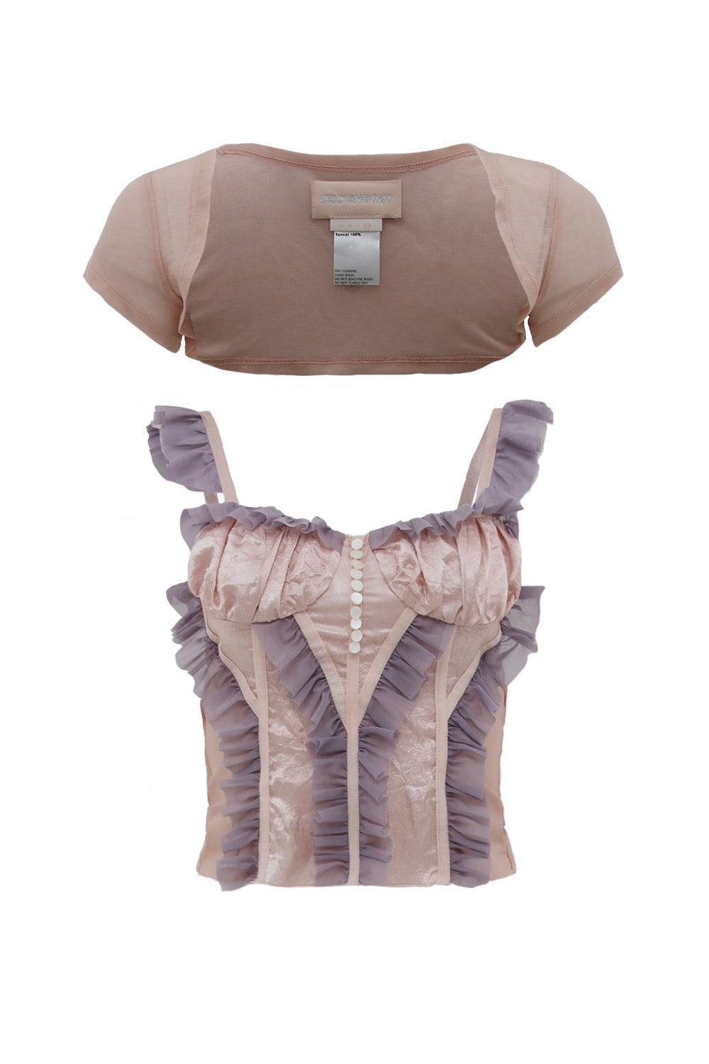 odd-one-out-ss-26-colored-mash-shirring-topbolero-pink-pink-s