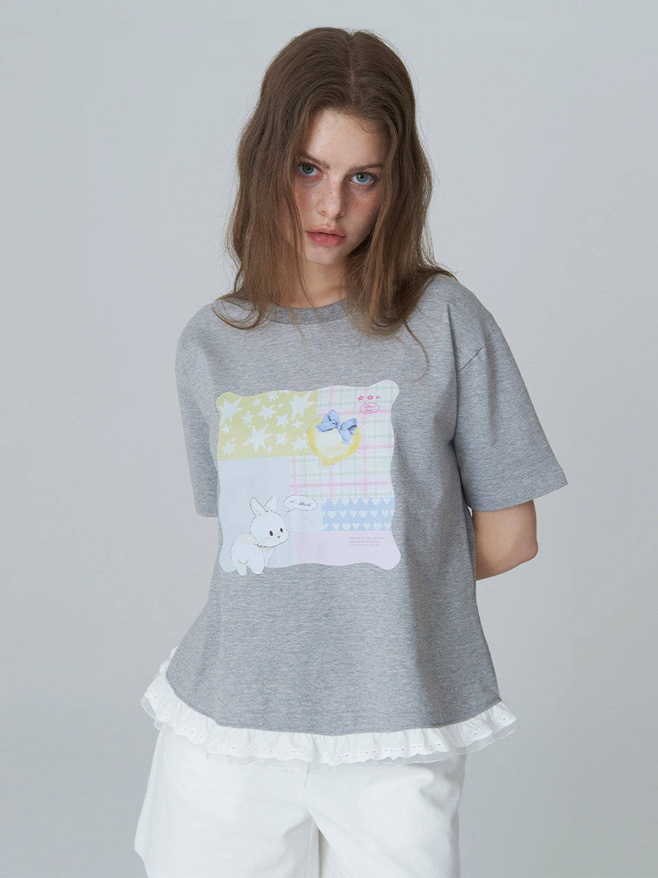 adorebelle-ss-25-picnic-rabbit-lace-tshirt-gray
