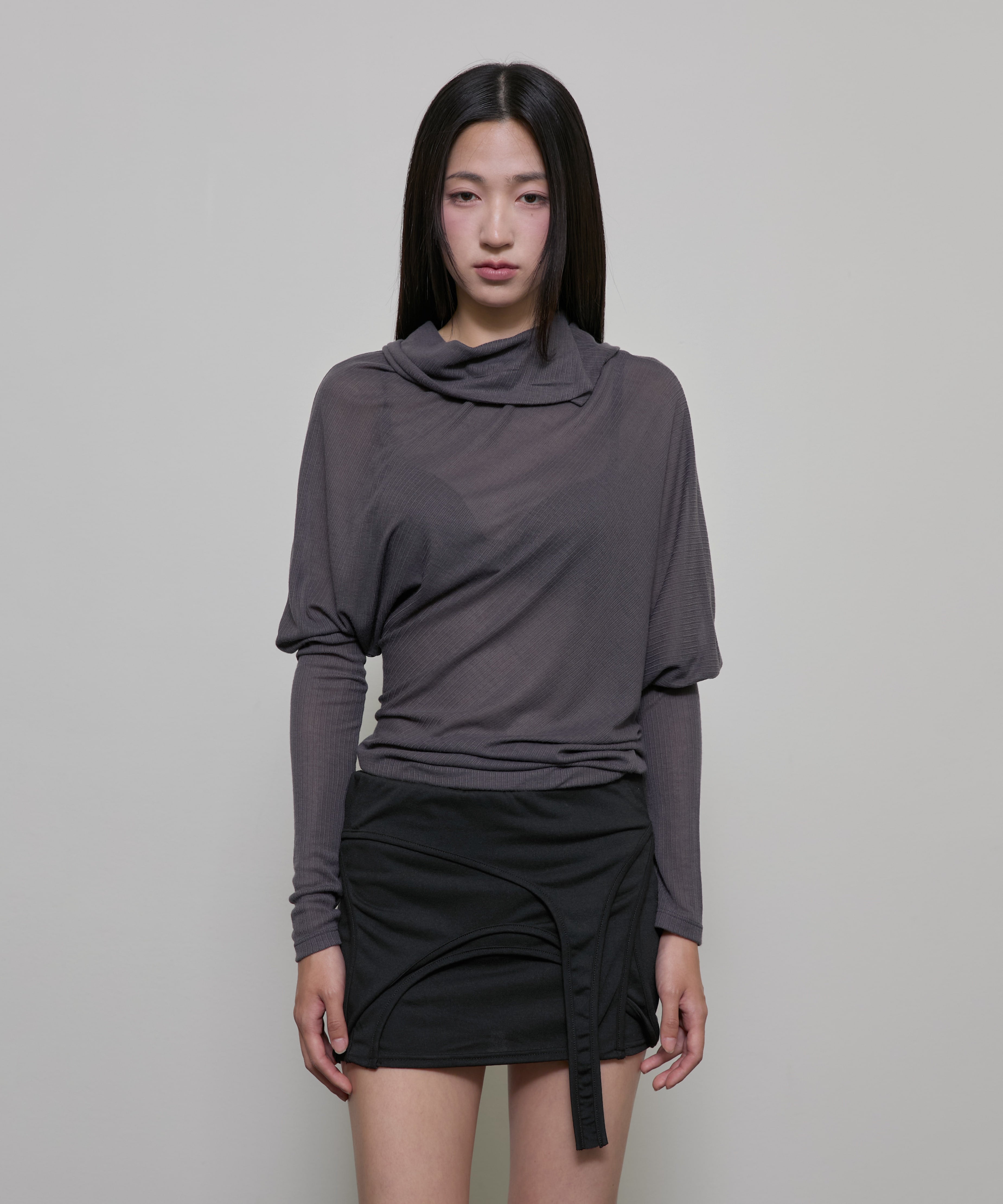 flareup-ss-26-sheer-asymmetrical-long-sleeve-fl-175-charcoal-charcoal-s
